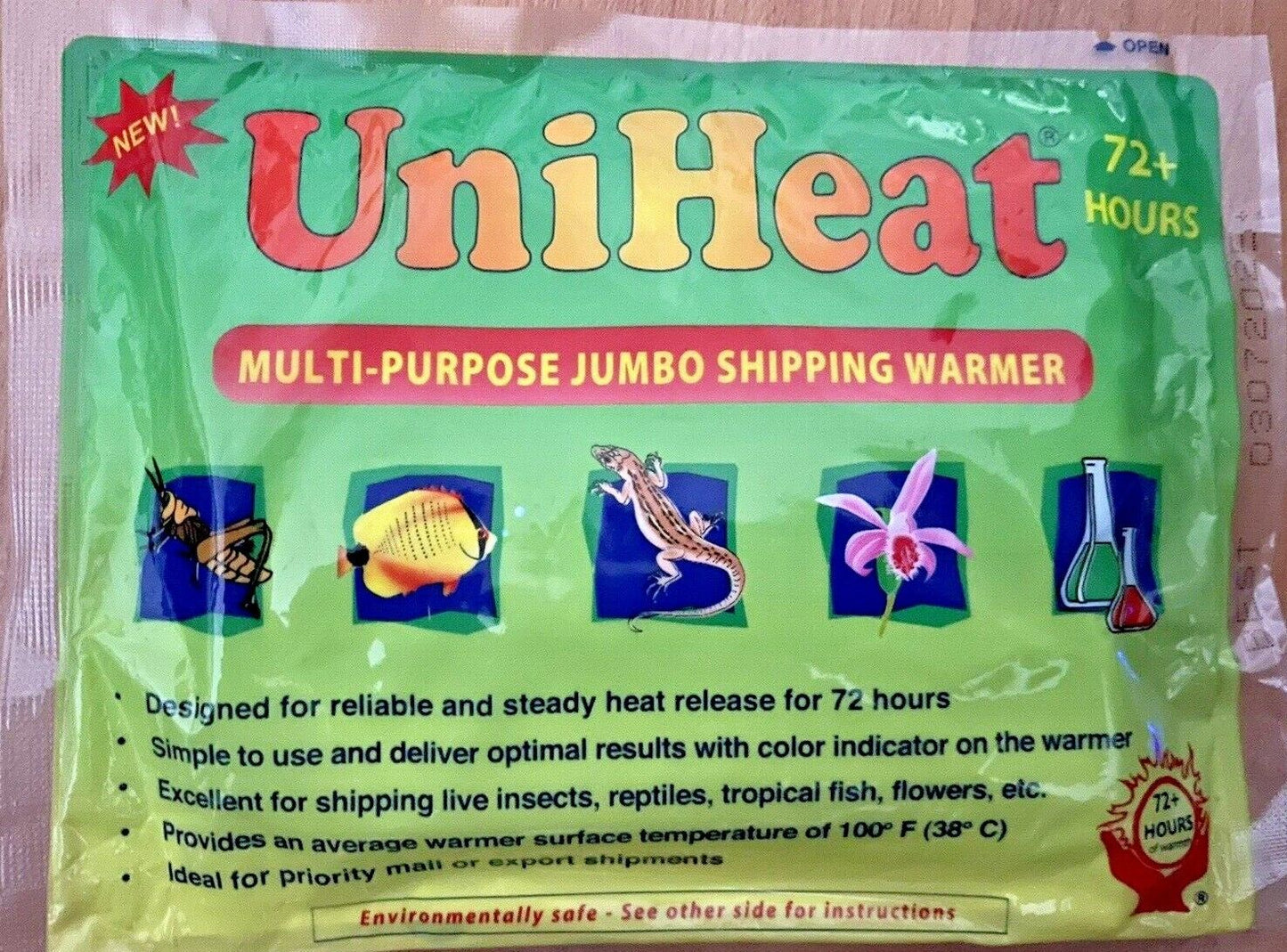 ADDON PURCHASE: 72 Hour Heat Pack for Winter Shipping of BETTA FISH OR PLANTS