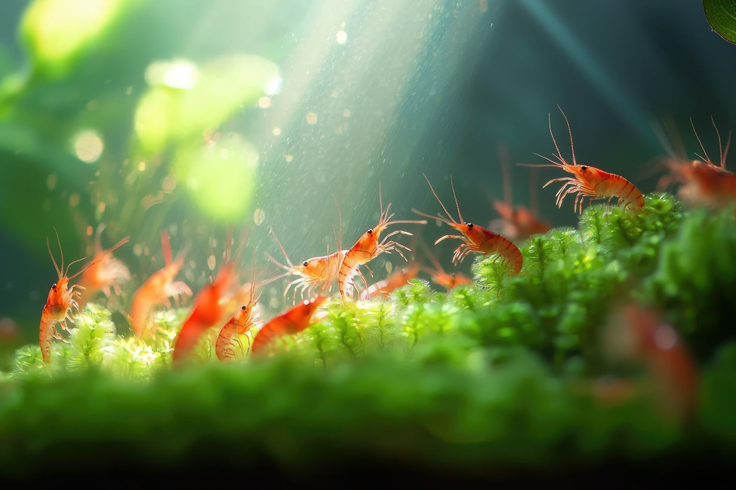 10+1 RED CHERRY SHRIMP Live Freshwater – Hardy & Peaceful – FREE Shipp